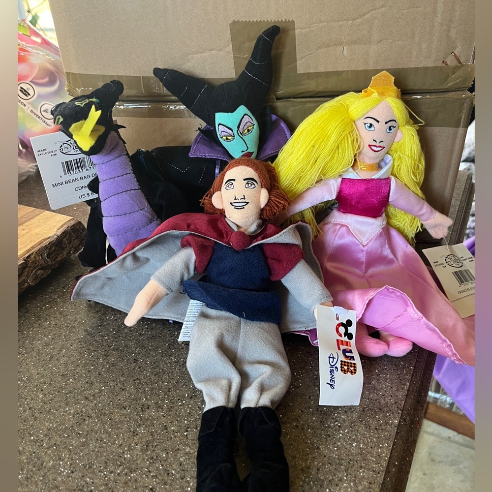 Disney Sleeping Beauty Bean Bag Set